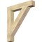 Ekena Millwork Traditional Block Rough Sawn Bracket, Douglas Fir, 6"W x 38"D x 42"H BKT06X38X42TRA05RDF - alternate 1